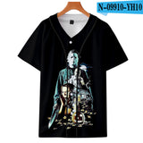 Michael Myers T Shirt Spring Digital Printing Casual Men