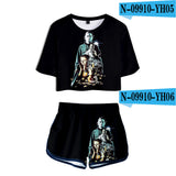 Michael Myers T Shirt Spring Printed Casual Sports Women'S Suit