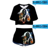 Michael Myers T Shirt Spring Printed Casual Sports Women'S Suit