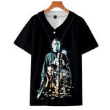 Michael Myers T Shirt Spring Digital Printing Casual Men