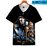 Michael Myers T Shirt Spring Digital Printing Casual Men