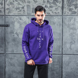 Men Graphic Hoodie Fall/Winter Travis Scott Jack Men's and Women's Printed Velvet Padded Hooded Sweatshirt