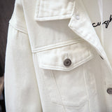 Men Denim Jacket Men's Spring and Autumn Jacket Jacket Baseball Uniform