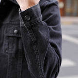 Men Denim Jacket Fall Denim Jacket Men's Jacket plus Size Casual
