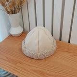 Beanies Wool Ushanka Women's Autumn and Winter Warm Ear Protection Thickened Fleece Baby's Knit Hat