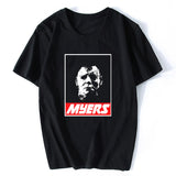 Michael Myers T Shirt Summer T-shirt Casual round Neck Short Sleeves T-shirt
