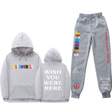 Travis Scott Astroworld Hoodie & Pant 2 Piece Set Sweater Suit Fashion Casual Men and Women
