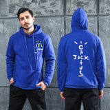Men Graphic Hoodie Singer Travis Scott Jack Men's and Women's Autumn and Winter Sports Hoodie Sweater