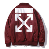 Autumn and Winter Fashion Brand Men's Clothing Printed Air Force Cotton-Padded Coat jacket