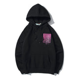 Autumn and Winter Rose Red Arrow Velvet Padded Hooded Sweatshirt Male and Female Couples Wear hoodie