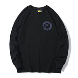 Shark Print Sweatshirts Spring And Autumn Cotton Round Neck Long Sleeves T-Shirt Men And Women