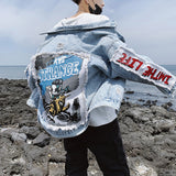 Men Denim Jacket Men's Casual Denim Jacket Fall/Winter Jacket