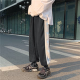 Men Pants Autumn Men's Drawstring Casual Pants Loose Track Pants