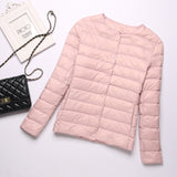 Women Winter Coats Puffer Jacket Down Coat Collarless Lightweight Down Jacket Women's Short Down Jacket
