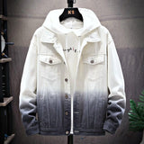 Men Denim Jacket Men's Spring and Autumn Jacket Jacket Baseball Uniform