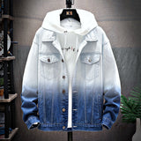 Men Denim Jacket Men's Spring and Autumn Jacket Jacket Baseball Uniform
