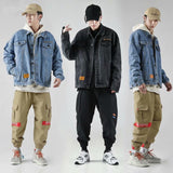 Men Denim Jacket Casual Long-Sleeved Cotton Jacket Men's Denim Autumn