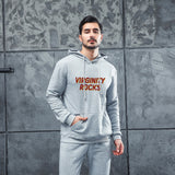 Men Graphic Hoodie Virginty Rocks Men's and Women's Printed Fleece Hooded Jacket Thickened Sweater