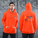 Men Graphic Hoodie Singer Travis Scott Astroworld Men's and Women's Printed Velvet Padded Hooded Sweatshirt