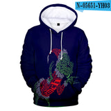 Grinch Hoodie Hooded Fleece-Lined Christmas Clothing