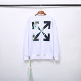 Virgin Oil Painting Direct Injection Printing Pure Cotton Terry Men and Women Couple round Neck Sweater sweatshirt