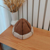 Beanies Wool Ushanka Women's Autumn and Winter Warm Ear Protection Thickened Fleece Baby's Knit Hat