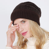 Women Winter Hats Hat Scarf for Men and Women Autumn and Winter Knitting Sleeve Cap