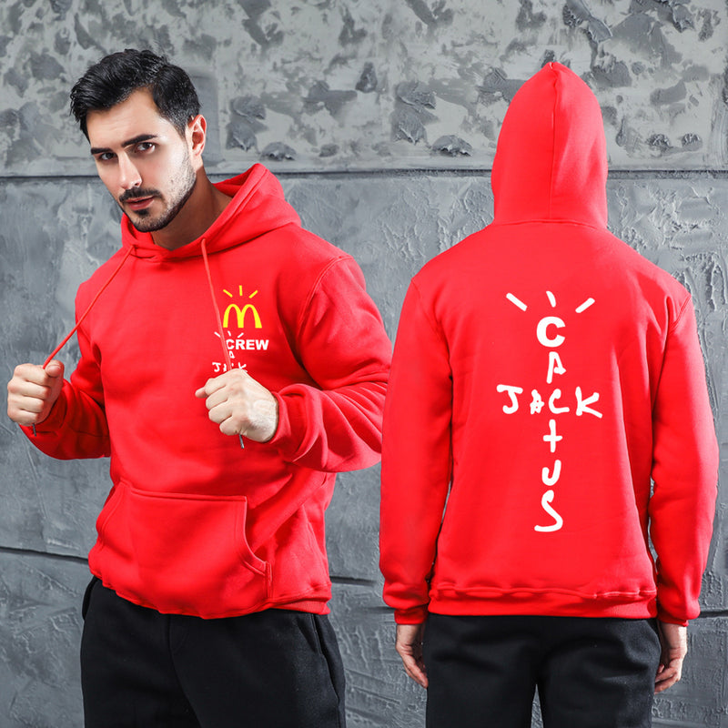 Men Graphic Hoodie Singer Travis Scott Jack Men's and Women's Autumn and Winter Sports Hoodie Sweater