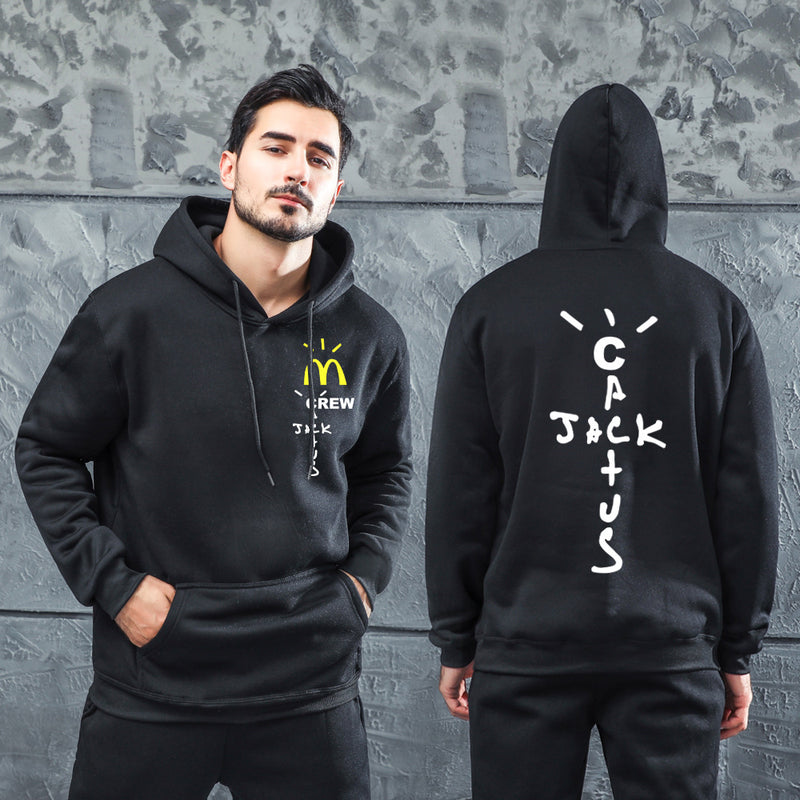 Men Graphic Hoodie Singer Travis Scott Jack Men's and Women's Autumn and Winter Sports Hoodie Sweater