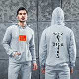 Men Graphic Hoodie Singer Travis Scott Jack Men's and Women's Autumn and Winter Sports Hoodie Sweater