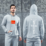 Men Graphic Hoodie Singer Travis Scott Jack Men's and Women's Autumn and Winter Sports Hoodie Sweater