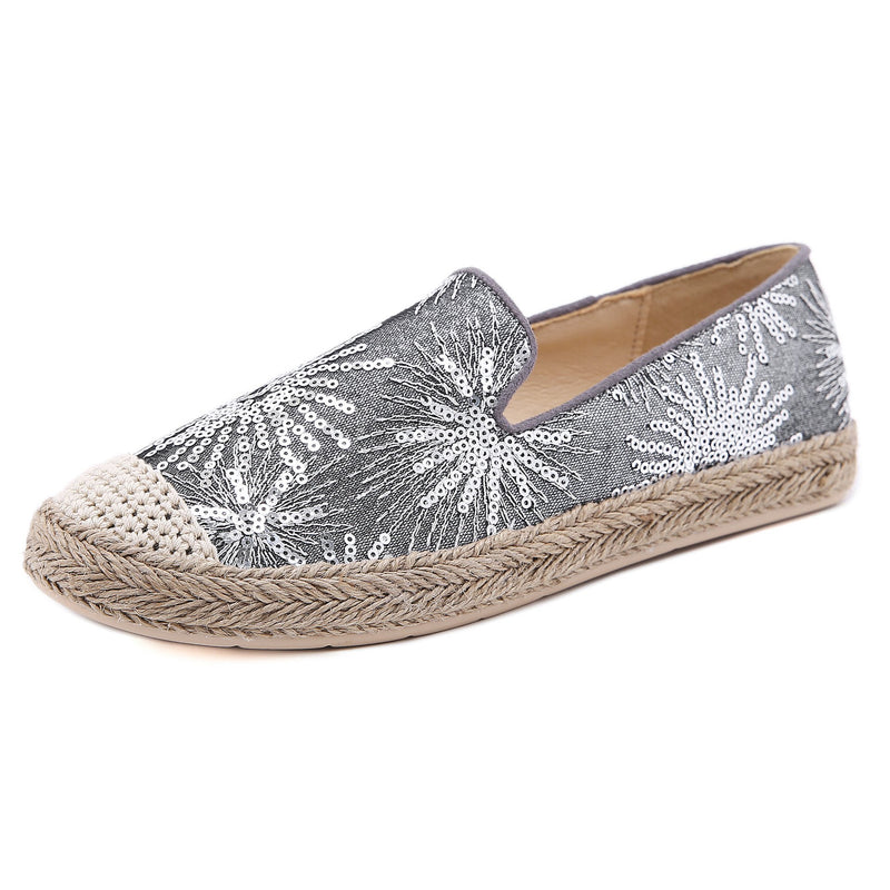 Fancy Sandals Autumn and Winter Bohemian Low-Top Comfortable Flat Round Toe Fisherman Shoes