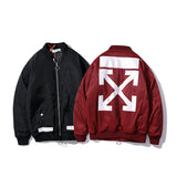 Autumn and Winter Fashion Brand Men's Clothing Printed Air Force Cotton-Padded Coat jacket