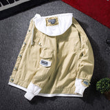 Men Denim Jacket Men's Denim Coat Autumn and Winter Loose Slim Fit