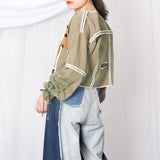 90S Outfits Autumn Waist Short Jacket Women