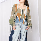 90S Outfits Autumn Waist Short Jacket Women