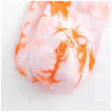 V Lone Socks Black Orange Big V Socks Middle Tube Cotton Socks Athletic Socks