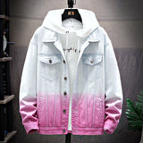 Men Denim Jacket Men's Spring and Autumn Jacket Jacket Baseball Uniform