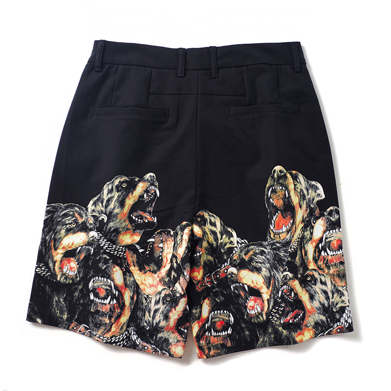 GVC Shorts Cropped Pants Youth Pants Cotton Heavy Men