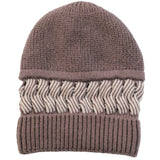 Women Winter Hats Women's Pullover Thickened Knitted Hat Color Matching Wool Keep Warm Hat