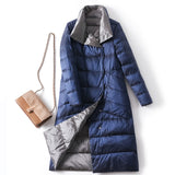 Women Winter Coats Puffer Jacket Down Coat Autumn and Winter Lightweight White Duck Down Jacket Women's Stand Collar