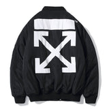 Autumn and Winter Fashion Brand Men's Clothing Printed Air Force Cotton-Padded Coat jacket