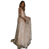 Women Lace Wedding Dress Summer Outer Dress Backless Dress Long Dress