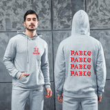 Men Graphic Hoodie Fall Winter Men Sweater Fashion Letter Printing Men