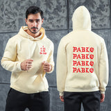 Men Graphic Hoodie Fall Winter Men Sweater Fashion Letter Printing Men