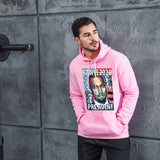 Men Graphic Hoodie Fashion Men's and Women's Sports Couple Fleece-Lined Sweatshirt