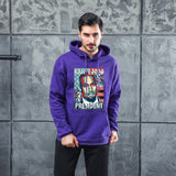 Men Graphic Hoodie Fashion Men's and Women's Sports Couple Fleece-Lined Sweatshirt