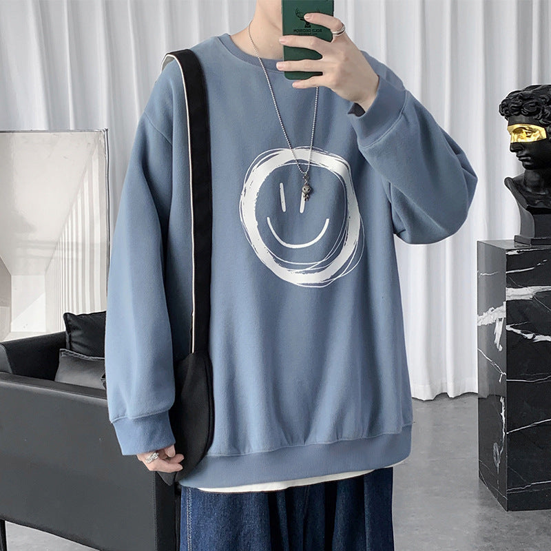 Men Sweatshirts Spring and Autumn Sweater Boys round Neck Autumn Coat