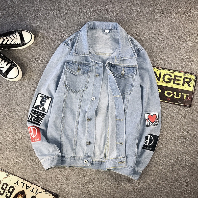 Men Denim Jacket Men's Spring Leisure Clothes