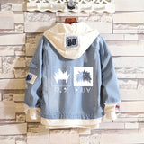 Comic Denim Jacket Anime Hole Spring and Autumn Denim Jacket